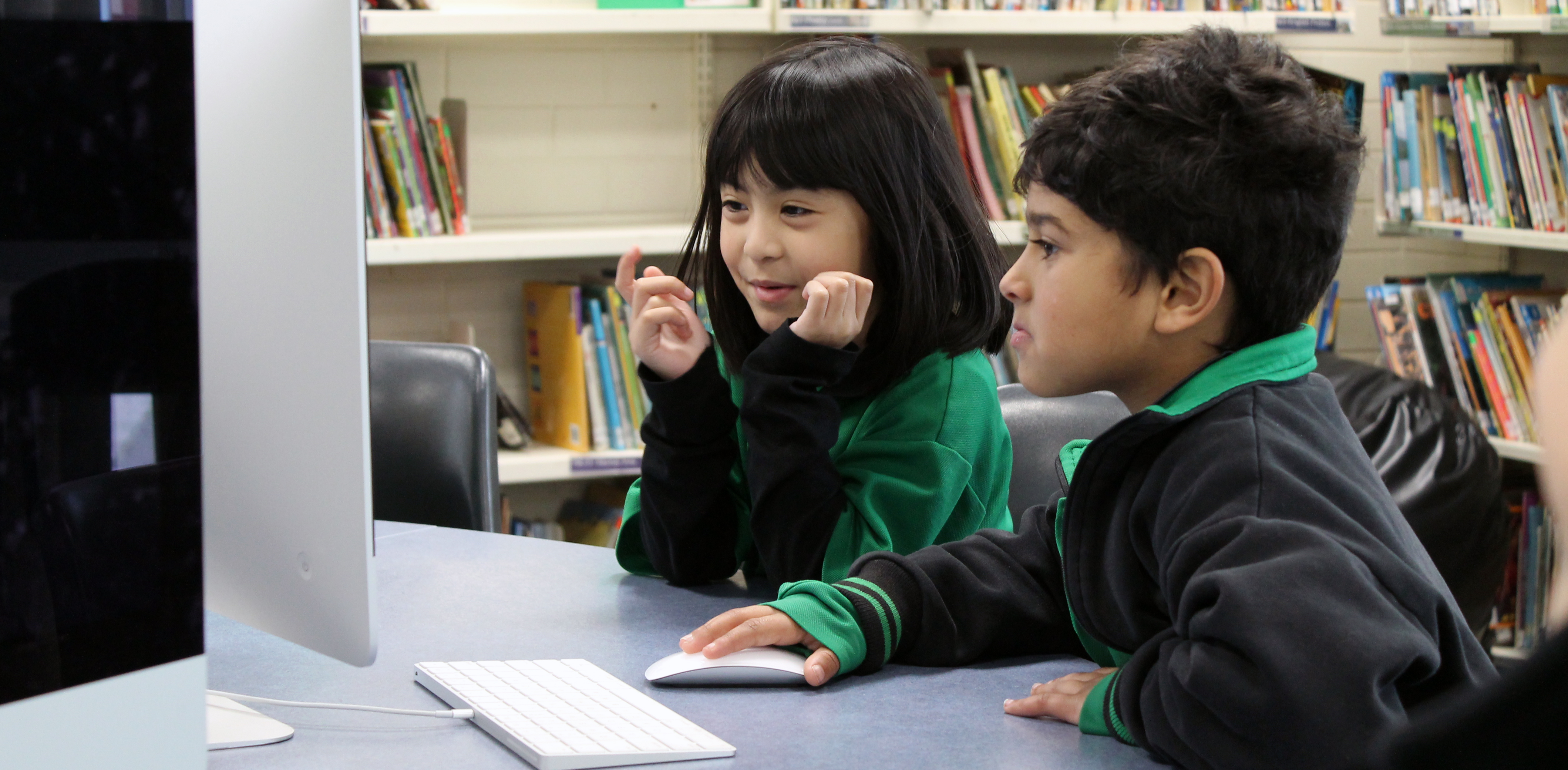 Students writing in class